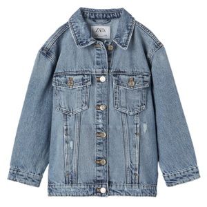 Zara boy oversized denim jacket